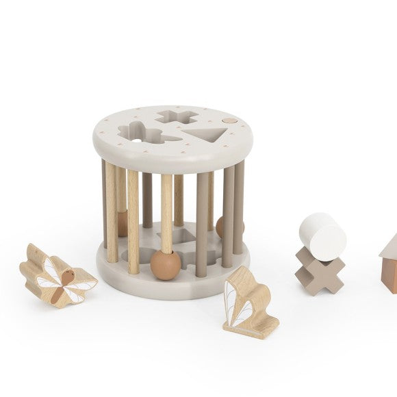 Roue trieur de formes en bois – Nougat