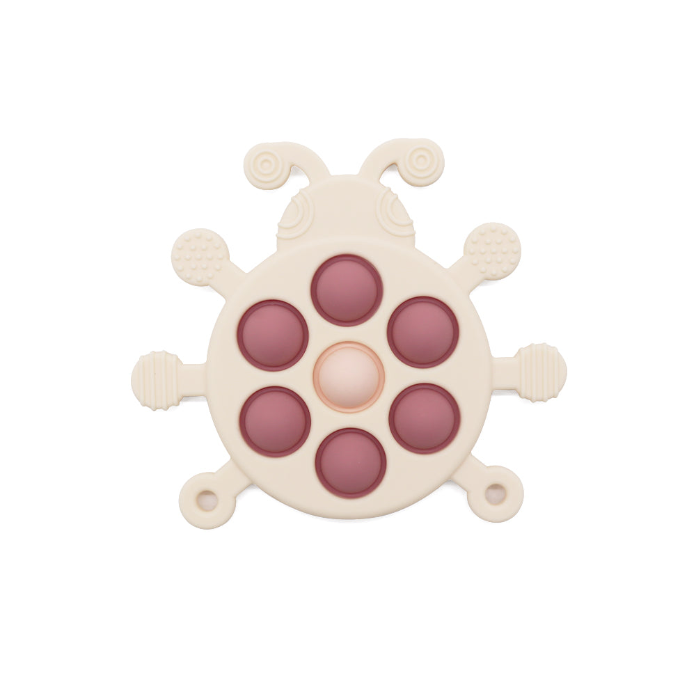 Jouet pop-it Silicone coccinelle pink