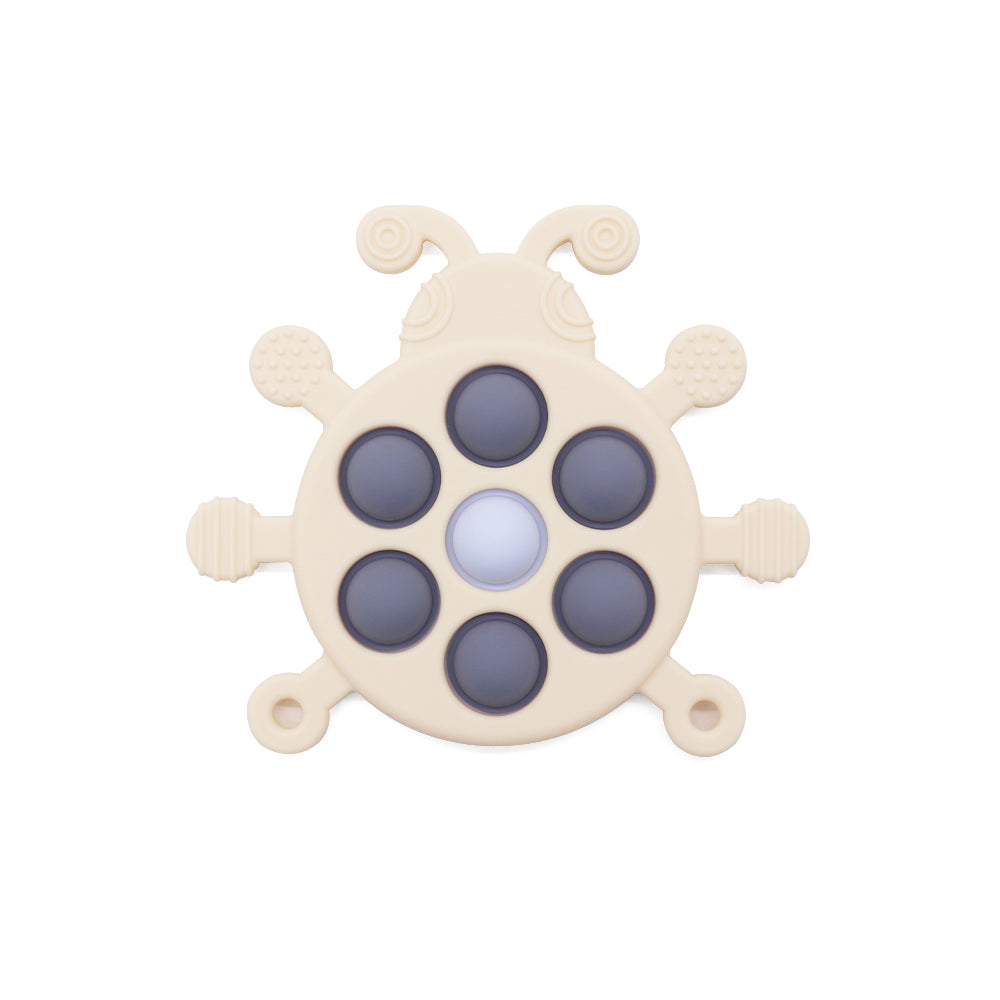 Jouet pop-it Silicone coccinelle bleue