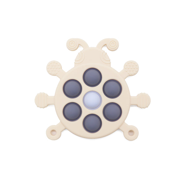 Jouet pop-it Silicone coccinelle bleue