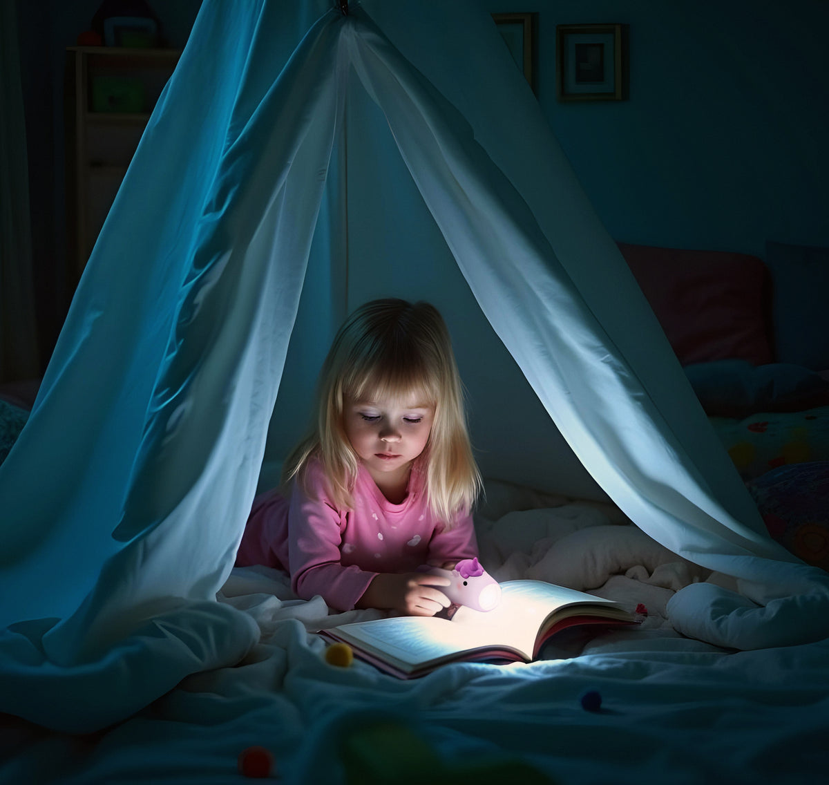 Lampe torche enfant licorne rechargeable