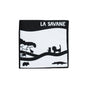 Livre d’éveil noir & blanc – Thème Savane (15x15 cm)