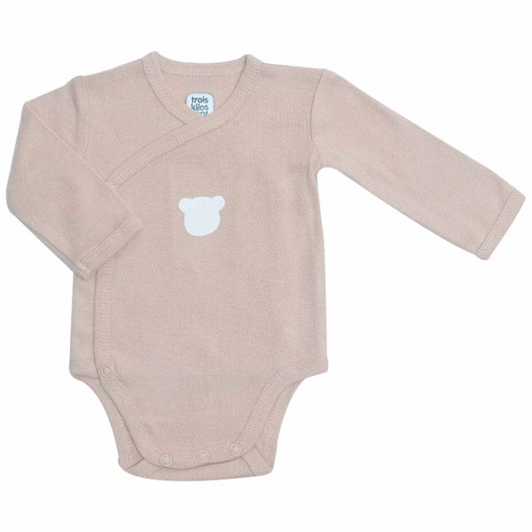 Lot de 2 Bodies Bébé Ourson – Ouverture Devant