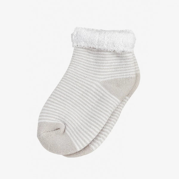 Lot de 3 paires de chaussettes bébé – Coloris beige | Taille 0-6 mois