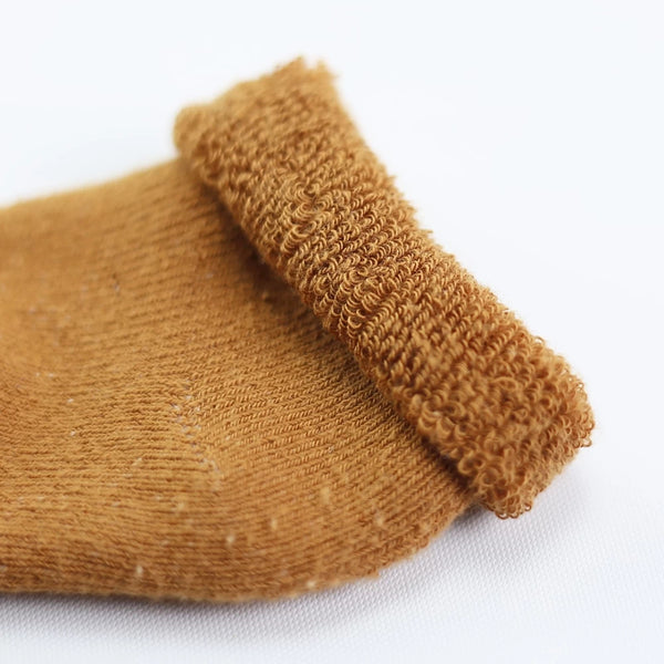 Lot de 3 paires de chaussettes bébé – 0/6 Mois | Terracotta, Ecru, Camel