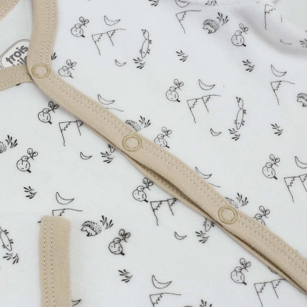Lot pyjamas bébé - Montagnes & forêt - Petit coeur salé
