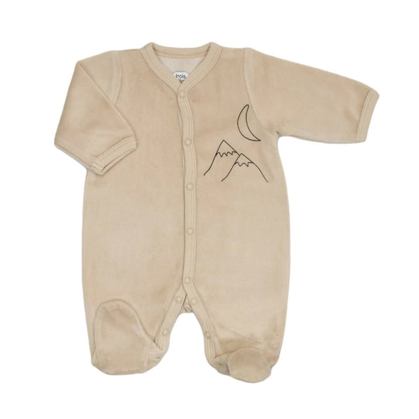 Lot pyjamas bébé - Montagnes & forêt - Petit coeur salé