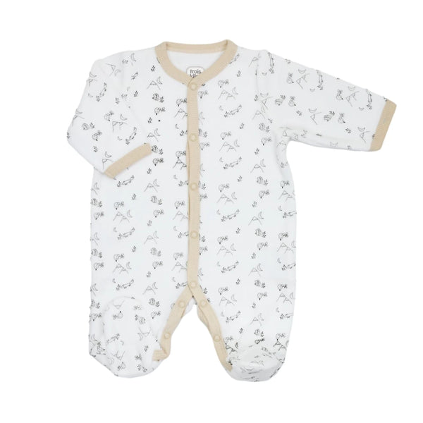 Lot pyjamas bébé - Montagnes & forêt - Petit coeur salé