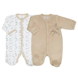 Lot pyjamas bébé - Montagnes & forêt - Petit coeur salé