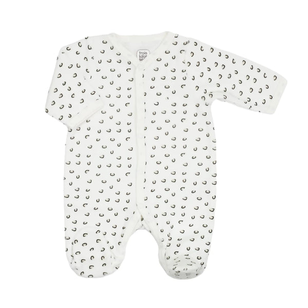 Lot 2 pyjamas velours - Léopard - Petit coeur salé