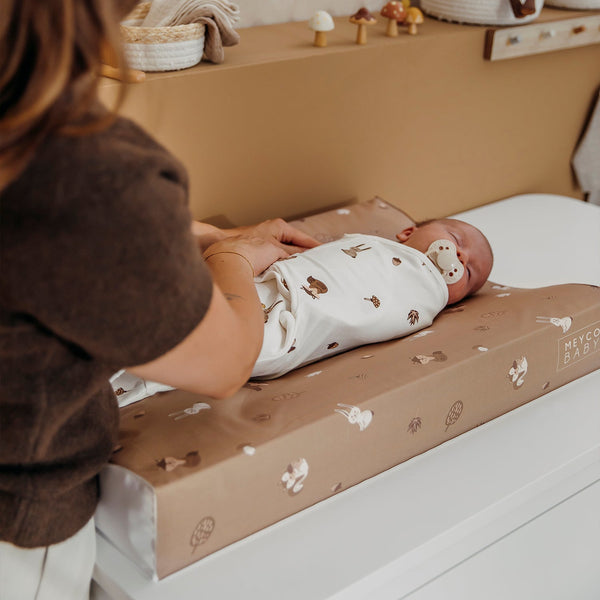 Matelas à langer bébé 50x70 cm imperméable forêt MEYCO BABY