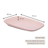 matelas à langer 70x50 rose