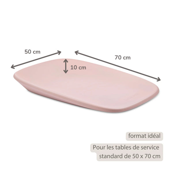 matelas à langer 70x50 rose