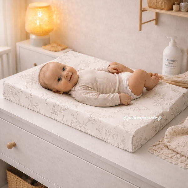 Matelas à langer bébé 50x70 cm imperméable branches MEYCO BABY