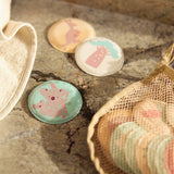 Jeu de bain memory kangourou pour bébé dès 18 mois. Cartes en mousse flottantes, éducatives et ludiques pour développer mémoire et concentration à l’heure du bain.