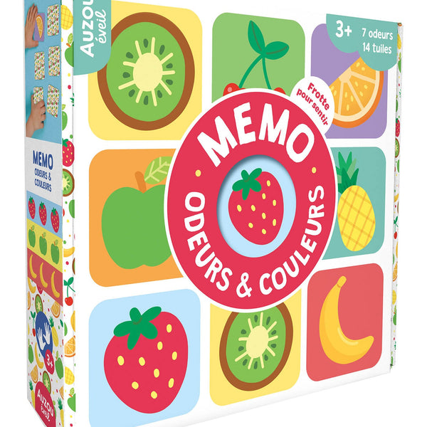 Mémo odeurs et couleurs – jeu sensoriel enfant dès 3 ans AUZOU