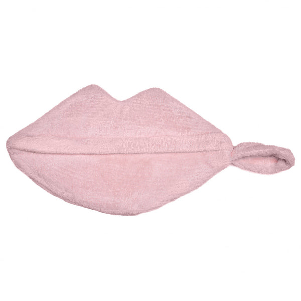 Trousse de Toilette "Kiss" en Éponge Bambou Rose – Cadeau Idéal pour Maman