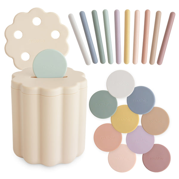 Boîte à formes Coin & Tube mushie
