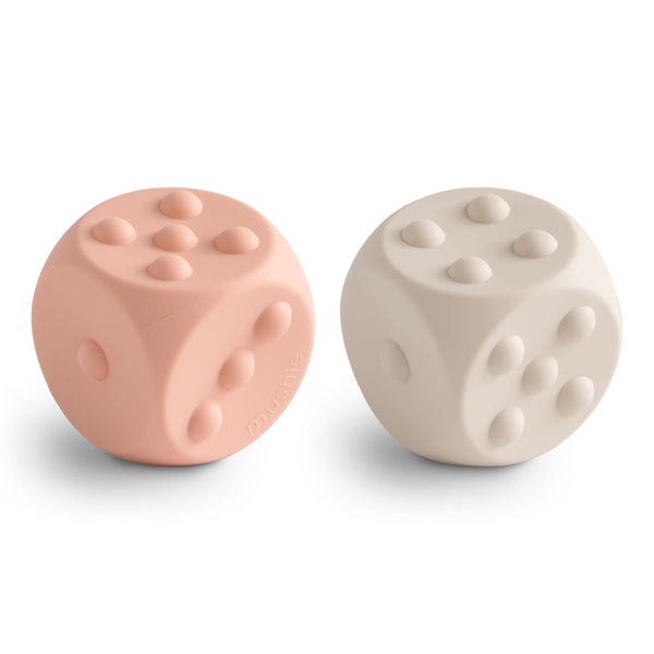 Dés balles pop-it sensorielle Blush / Shifting Sand mushie