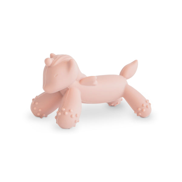 Jouet de dentition Figurine Licorne rose mushie