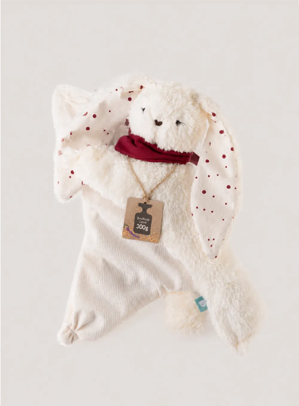 Doudou bouillotte lesté Lapin écru myHummy myHummy