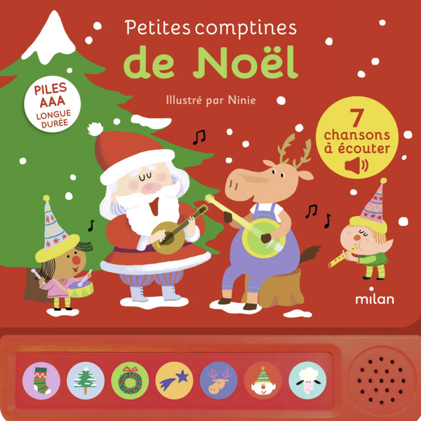 Petites Comptines de Noël – Livre sonore pour bébé dès 1 an
