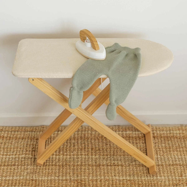 Pantalon naissance en maille olive TROIS KILOS SEPT