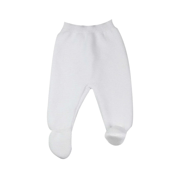Pantalon naissance bébé en maille – Confort et chaleur | Taille 0-1 mois Offrez à votre bébé chaleur et douceur dès les premiers jours avec ce pantalon naissance en maille. 