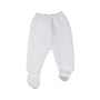 Pantalon naissance bébé en maille – Confort et chaleur | Taille 0-1 mois Offrez à votre bébé chaleur et douceur dès les premiers jours avec ce pantalon naissance en maille. 