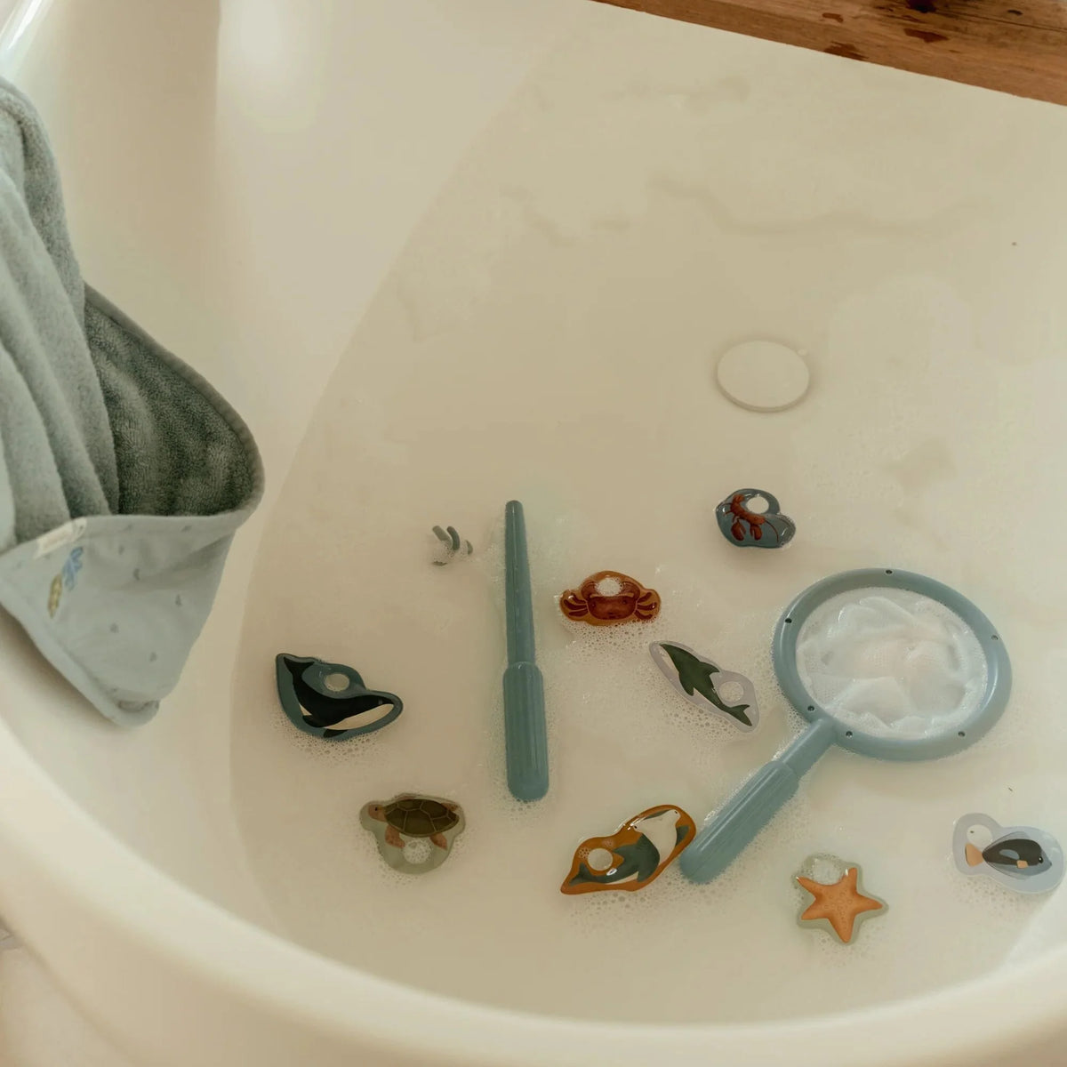 Jeu de bain pêche à la ligne bébé Bleu