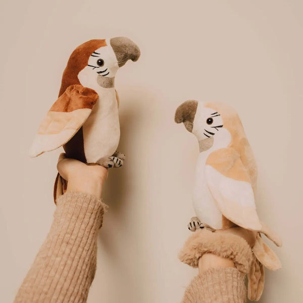 Découvrez Pierre 🦜, le perroquet qui répète tout avec sa voix drôle et ses ailes animées ! Un jouet interactif Montessori signé Mrs Ertha, idéal dès 3 ans.