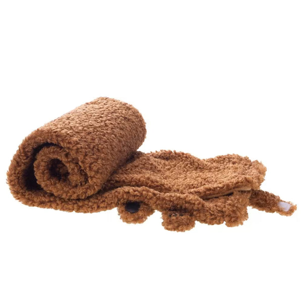 Plaid Gaston l'Ourson 100x75 cm Marron