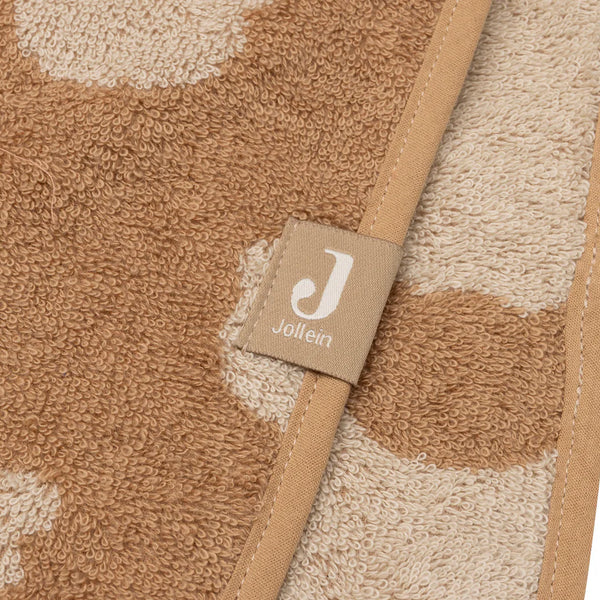 Poncho de bain bébé Jacquard en éponge douce, absorbant et confortable. Capuche, bouton-pression pratique. Idéal pour la maison, la plage ou la piscine.