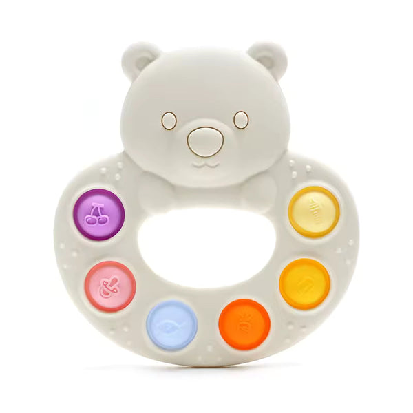 Jouet pop-it Silicone ours multicolore GMLB