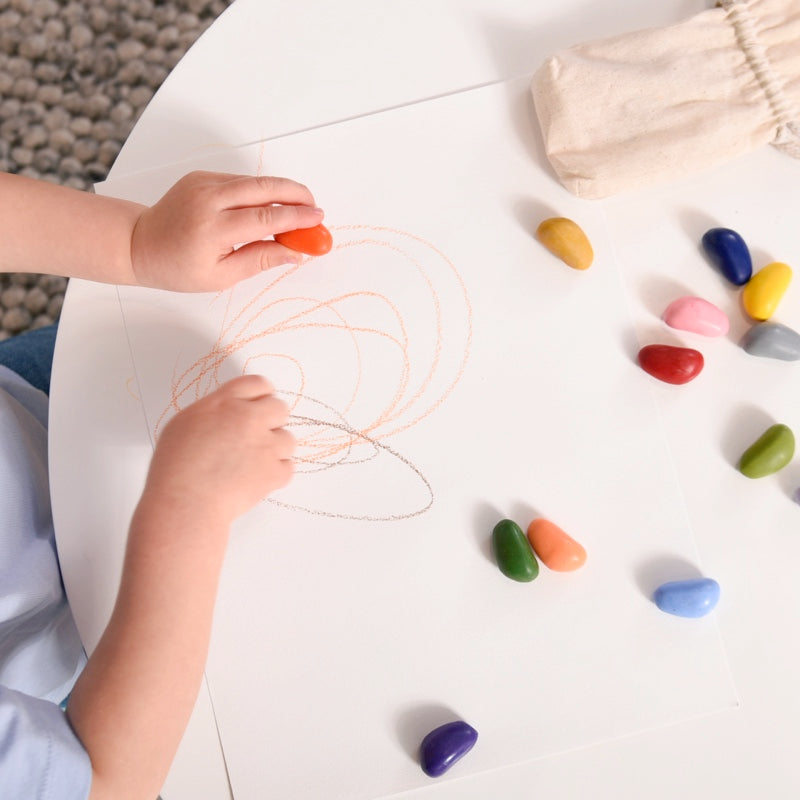 CRAYONS DE CIRE couleurs 1 sac de coton (dès 3 ans)