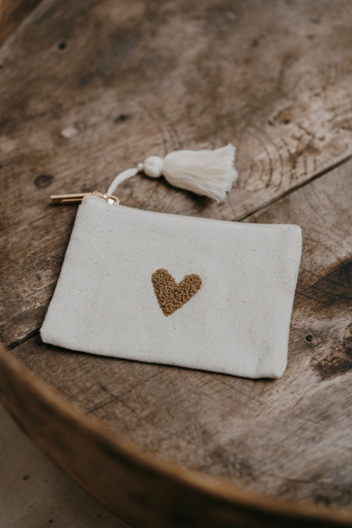 Porte-monnaie Love – Beige