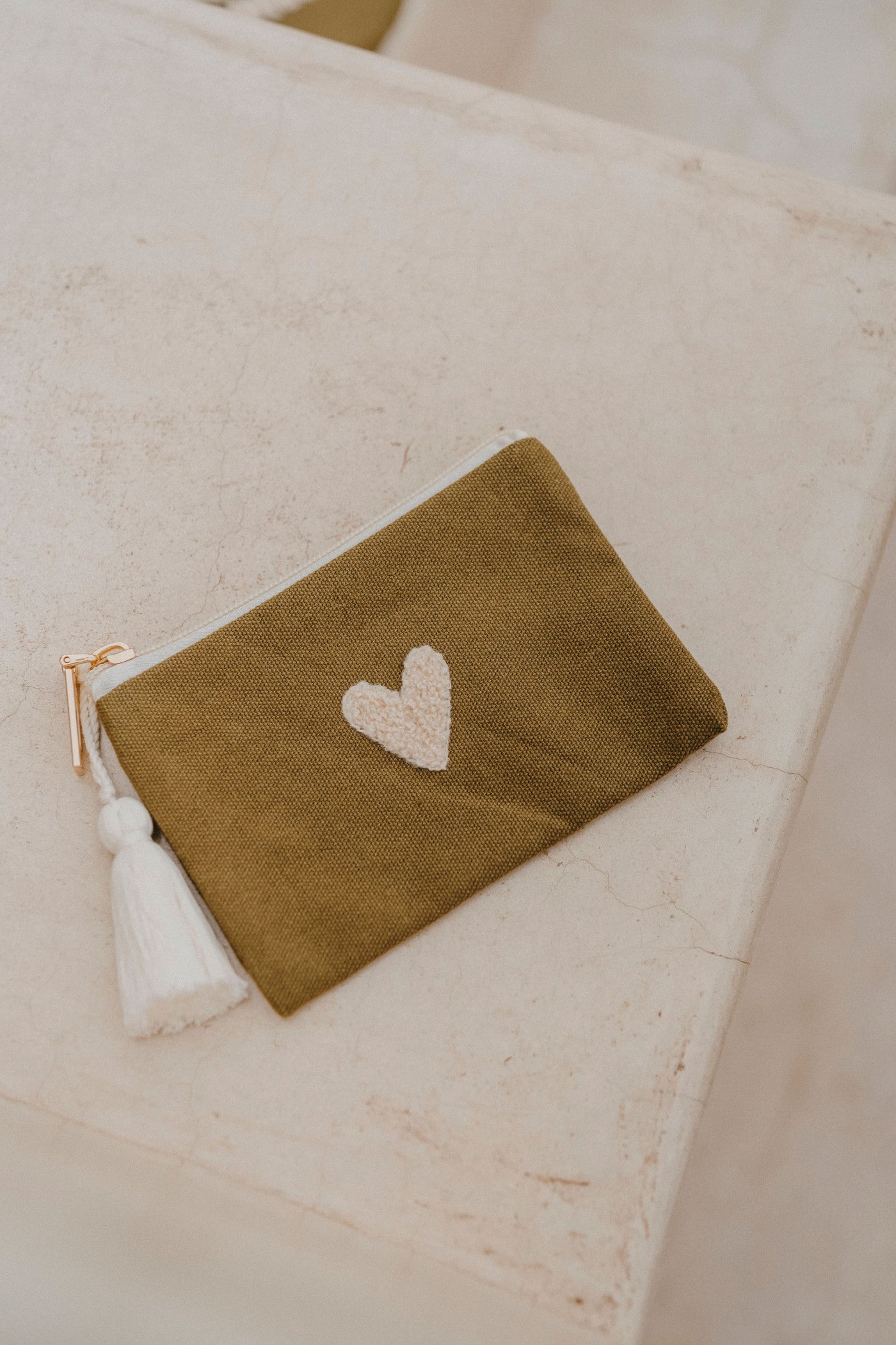 Porte-monnaie Love – Olive