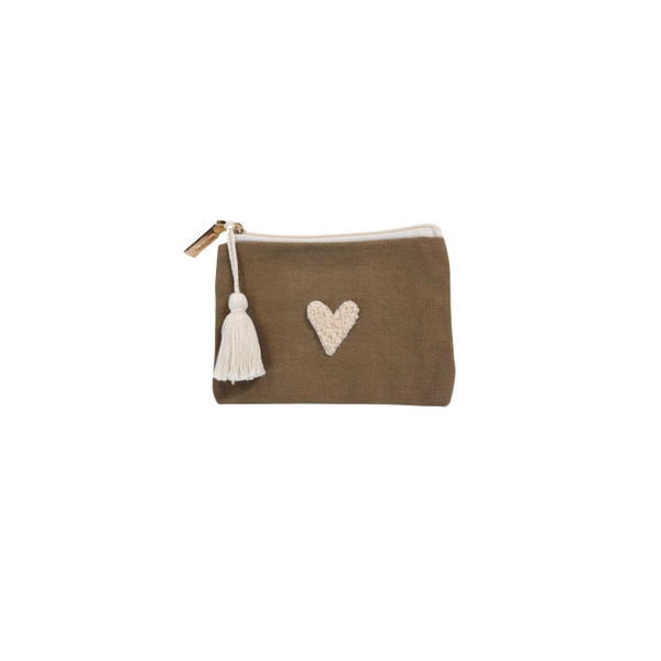Porte-monnaie Love – Taupe