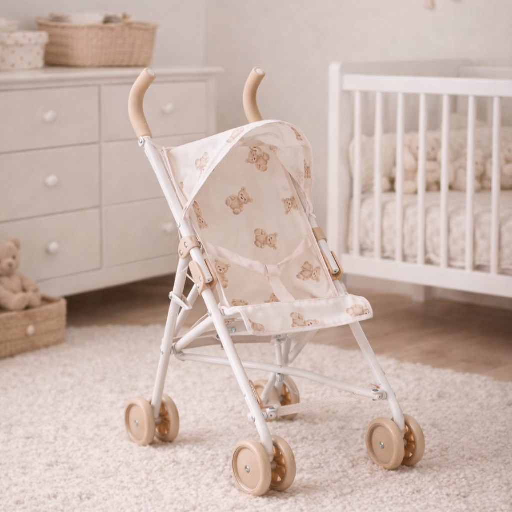 poussette mixte pour jouer à la poupée