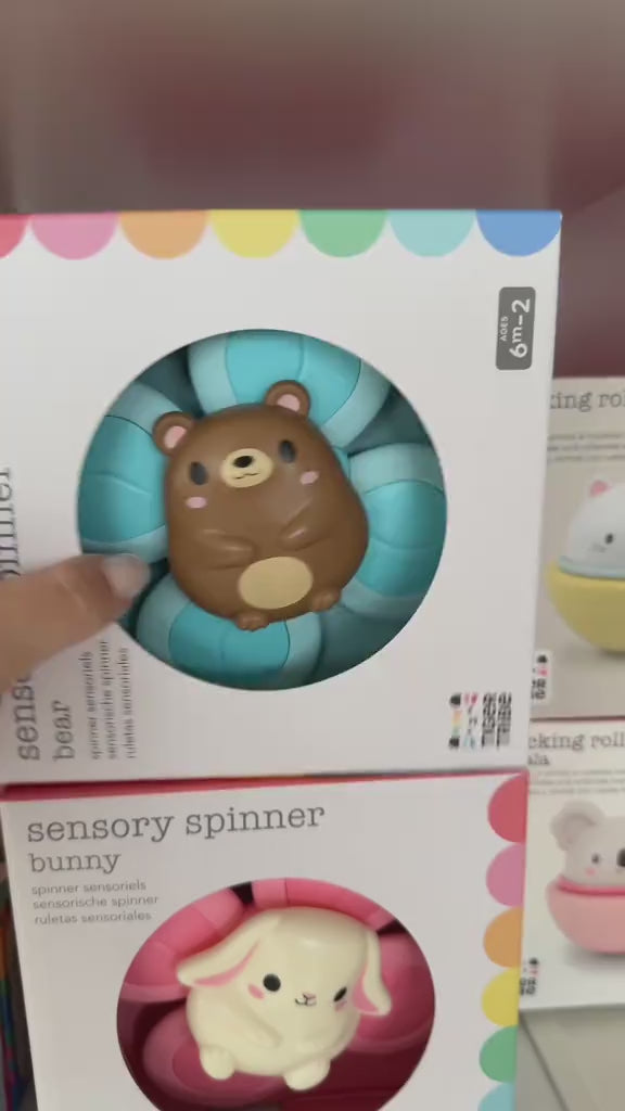 spinner rotatif sensoriel lapin et ours chez petit coeur salé