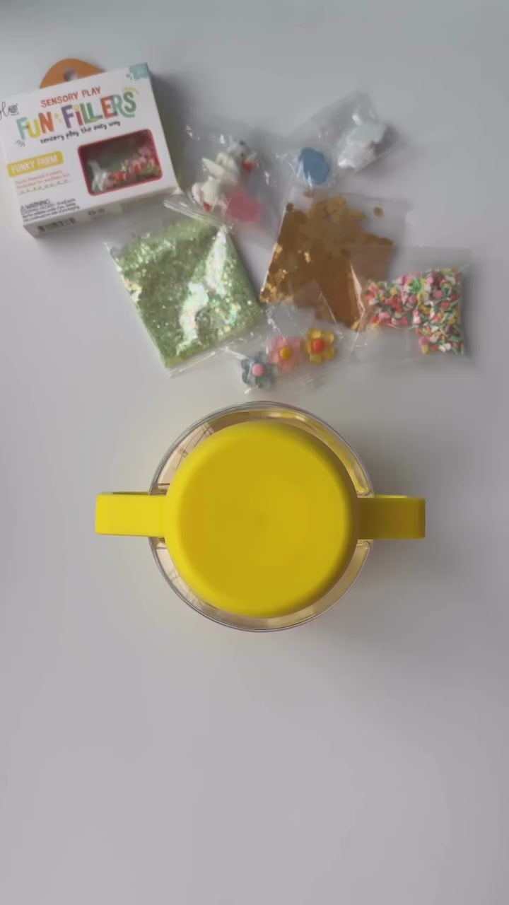 jarre sensorielle lumineuse jouet ludique qui fait de la lumiere pour enfant GLO PALS