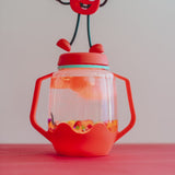 Jarre sensorielle Glo Pals corail | Jouet lumineux dès 18 mois