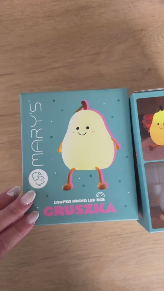 veilleuse silicone poire silicone petit coeur salé - mary's