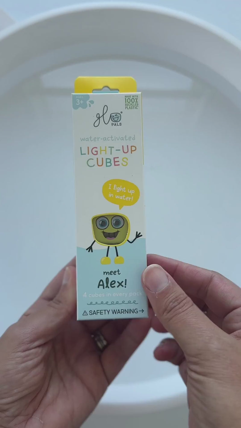  cubes de bain lumineux jouet de bain amusant pour bebe petit coeur salé