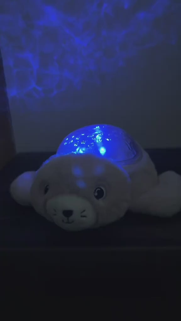 veilleuse à projection phoque pour la chambre de bebe - petit coeur salé