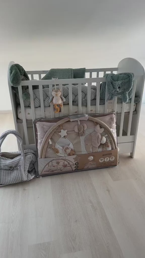 tapis d'éveil avec arche pour bébé marque nattou boutique bébé petit coeur salé