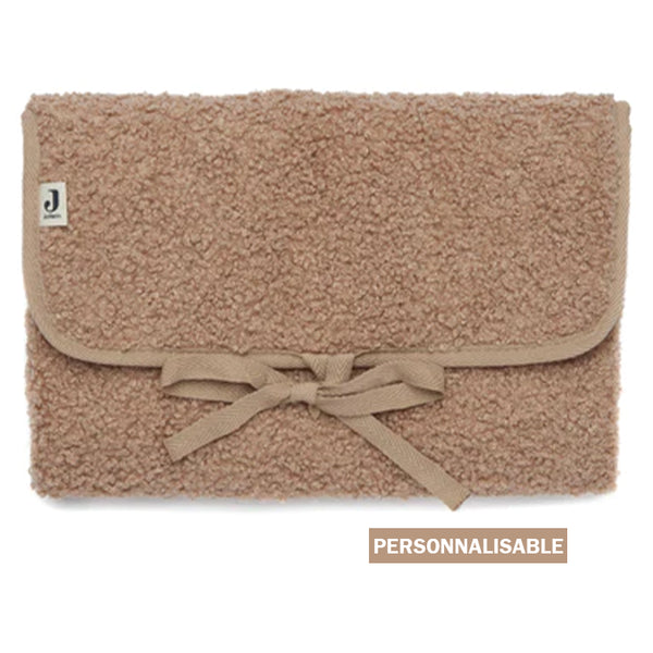 Tapis à langer nomade Boucle - Biscuit