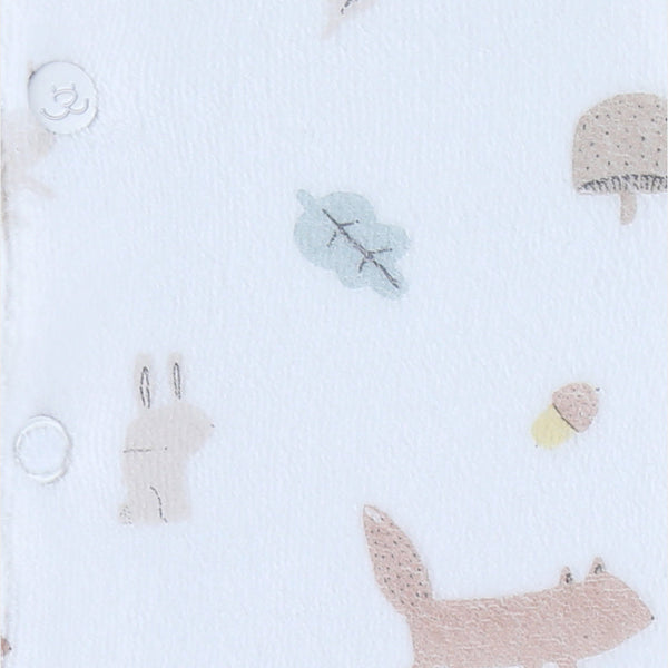 Pyjama bébé velours motif forêt enchantée NOUKIES