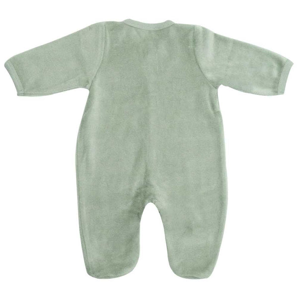 Pyjama bébé velours Mini Nous Olive – Nouveau-né mixte TROIS KILOS SEPT