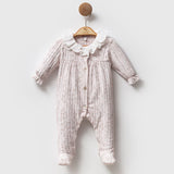 Pyjama bébé coton rose pastel naissance à 9 mois